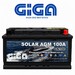 2 Bater�as Solar Nautica 12V 100 Amperios | Servicio y Arranque GIGA GN100-AGM